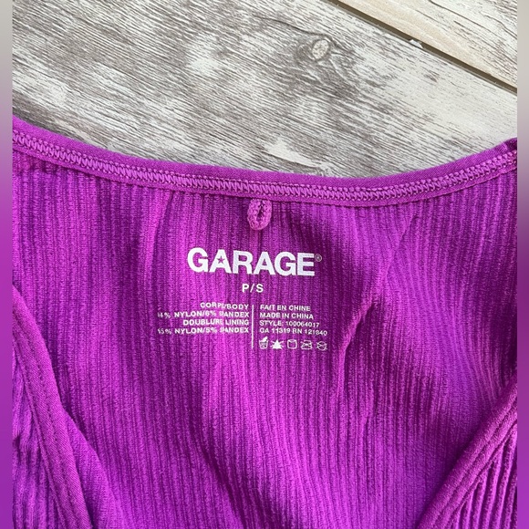 Garage purple “Plunge” tank top - Picture 3 of 3